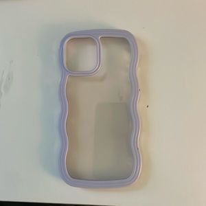 Purple Swurvy Line Phone case